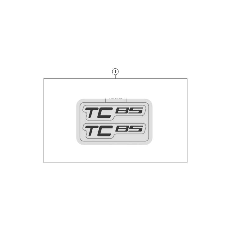 KIT DECO HUSQVARNA 85 TC 2025 19/16